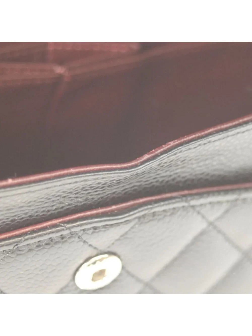 Chanel Black Caviar Silver Double Flap Bag Quilted 25